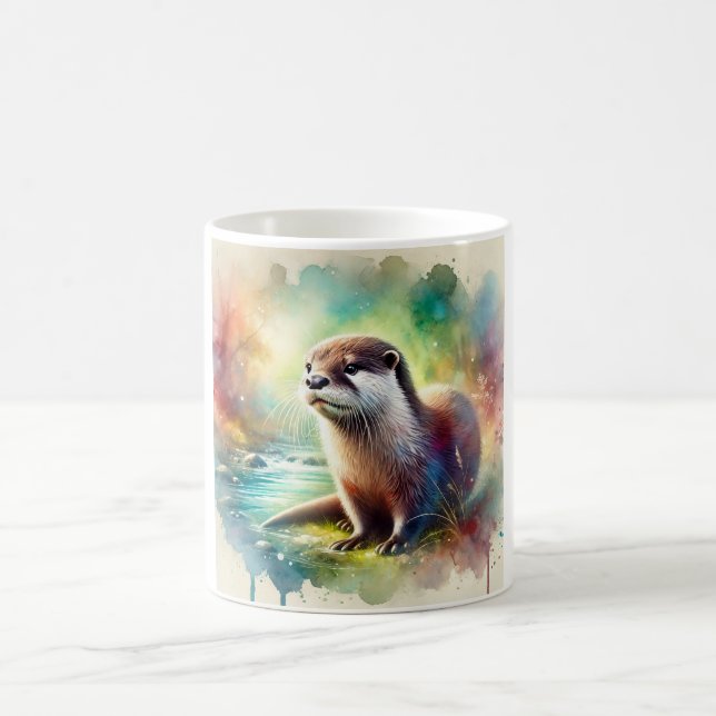 Taza De Café North American River Otter 280824AREF118 - Waterco (Centro)