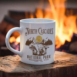 Taza De Café North Cascades National Park Old-School Scenery