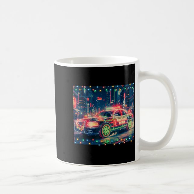 Taza De Café North Le Patrol Christmas Car Tee  (Derecha)
