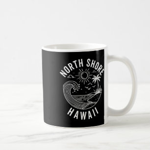 Taza De Café North Shore Oahu Hawái Recuerdo Surfing Hawaiano