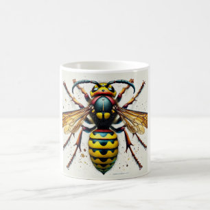 Taza De Café Northern giant hornet 230824IREF238 - Watercolor