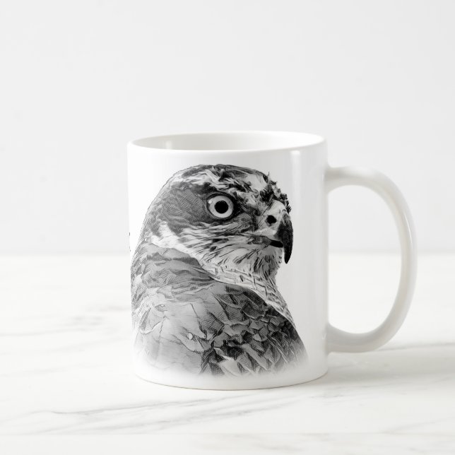 Taza De Café Northern Goshawk (Derecha)