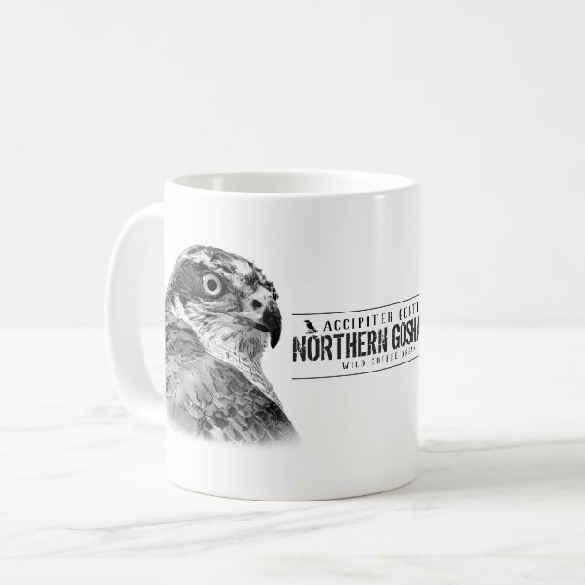 Taza De Café Northern Goshawk (Anverso izquierdo)
