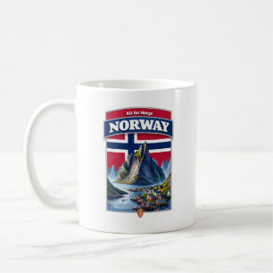 Taza De Café Noruega Norge Escandinavia Europa