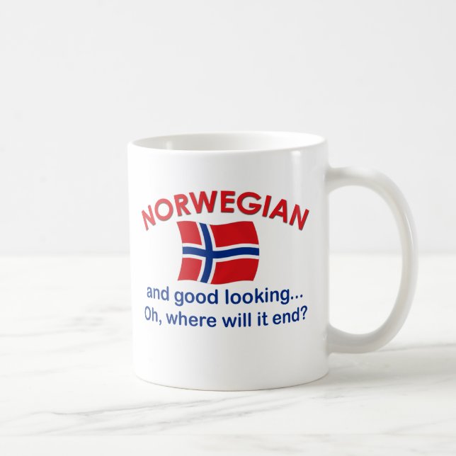 Taza De Café Noruego apuesto (Derecha)
