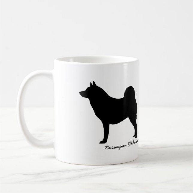Taza De Café Noruego Elkhound (Izquierda)