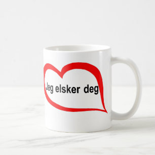 Taza De Café Noruego te amo