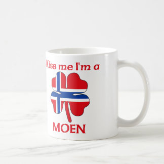 Taza De Café Noruegos personalizada me besan que soy Moen