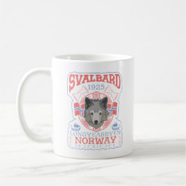 TAZA DE CAFÉ NORWAY SVALBARD LONGYEARBYEN - SVALBARD ARCTIC FOX