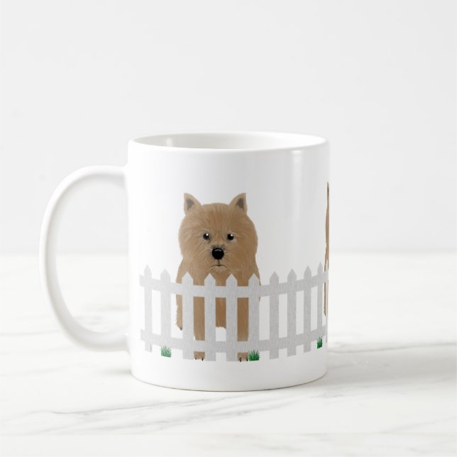 Taza De Café Norwich Terrier Mug (Izquierda)