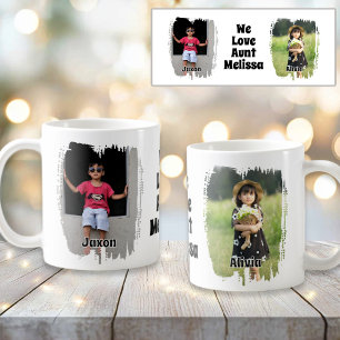 Taza De Café Nos encanta nuestra tía Personalizable completo do