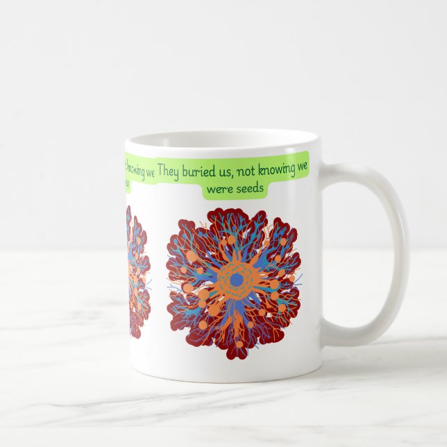 Taza De Café Nos enterraron sin saber que éramos semillas (Derecha)
