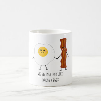 Taza De Café Nos juntamos como Bacon y Huevos Cute Kawaii