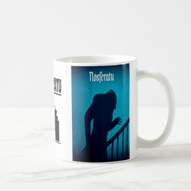 Taza De Café Nosferatu (1922) Posters de cine Mug (Derecha)