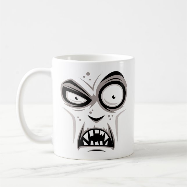 Taza De Café Nosferatu Vampire Face (Izquierda)
