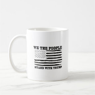 Taza De Café Nosotros, el pueblo, apoyamos el regalo de Trump