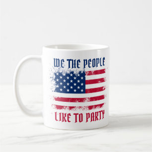 Taza De Café Nosotros, el pueblo, la Bandera de Estados Unidos
