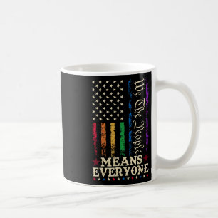 Taza De Café Nosotros El Pueblo Significa Todos Nosotros Consti