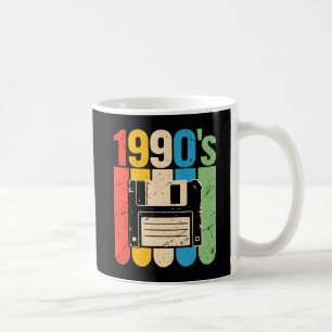 Taza De Café Nostalgia por disquete retro de computadora de los