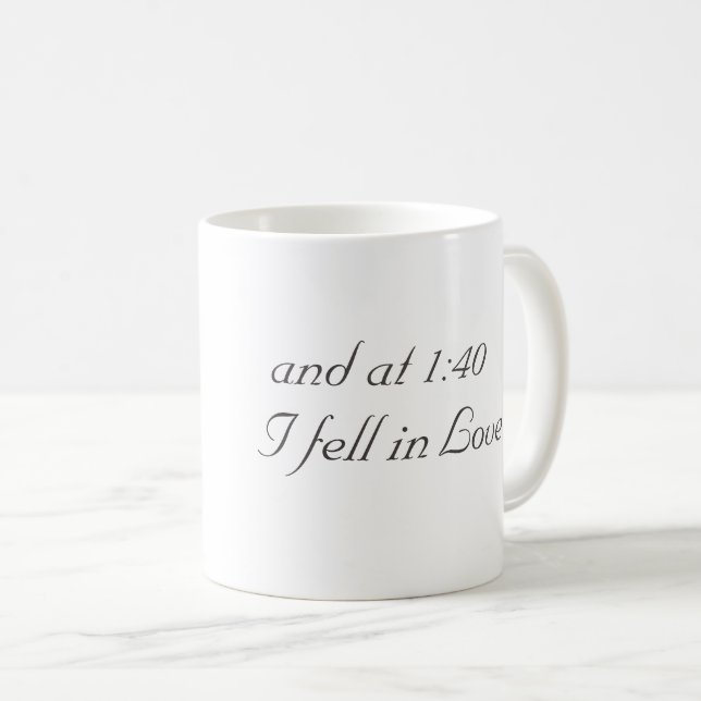 Taza De Café *Nostalgia romántica (Anverso derecho)