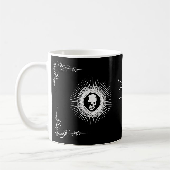 Taza De Café nota de muerte (Izquierda)