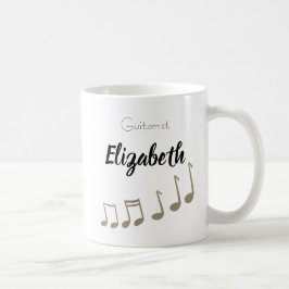 Taza De Café Nota musical cantante guitarrista cantante percusi