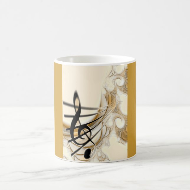 Taza De Café Nota musical elegante (Centro)