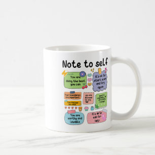 Taza De Café Nota Para El Psicólogo De La Escuela De Salud Ment