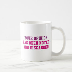 Taza De Café Notado Y Descartado