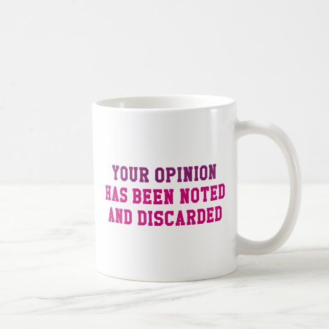 Taza De Café Notado Y Descartado (Derecha)