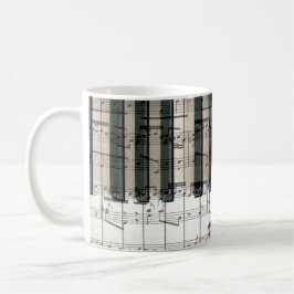 Taza De Café notas de música de piano