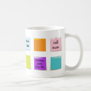Taza De Café Notas de papel