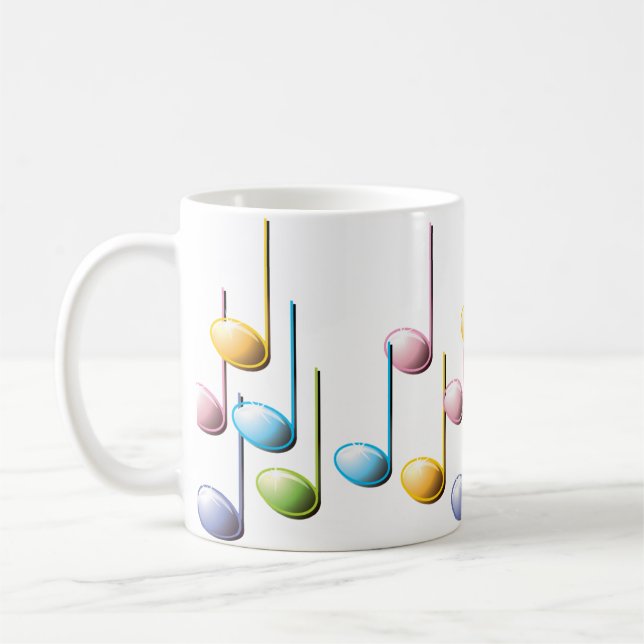 Taza De Café Notas musicales (Izquierda)