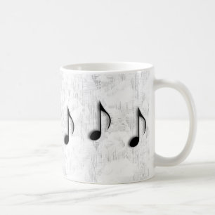 Taza De Café Notas musicales