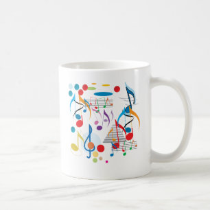 Taza De Café Notas musicales