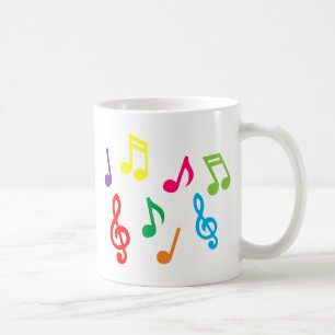 Taza De Café Notas musicales