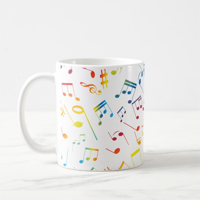 Taza De Café Notas musicales 4 (Izquierda)