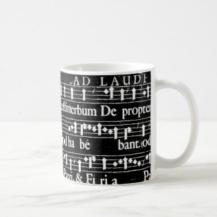 Taza De Café notas musicales gruesas