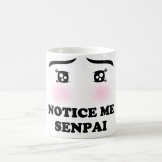 Taza De Café Nóteme chica de ruborización Kawaii Manga del