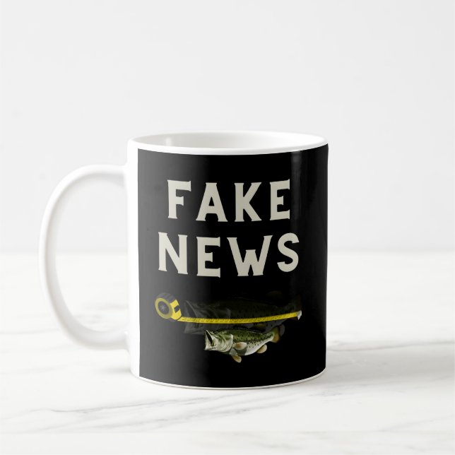 Taza De Café Noticias Falsas Pesca de Boca Boca Grande (Izquierda)