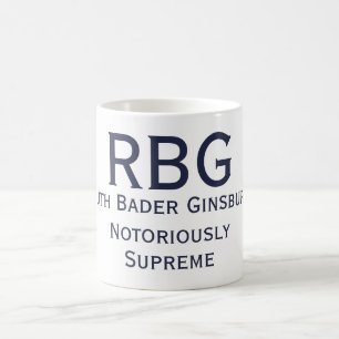 Taza De Café Notoriamente supremo RBG Mug