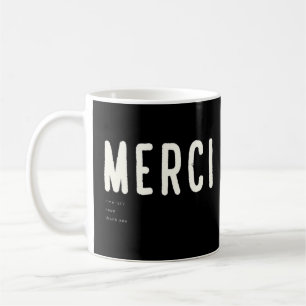 Taza De Café Noun MGracias Traducción Palabra Francesa Big F