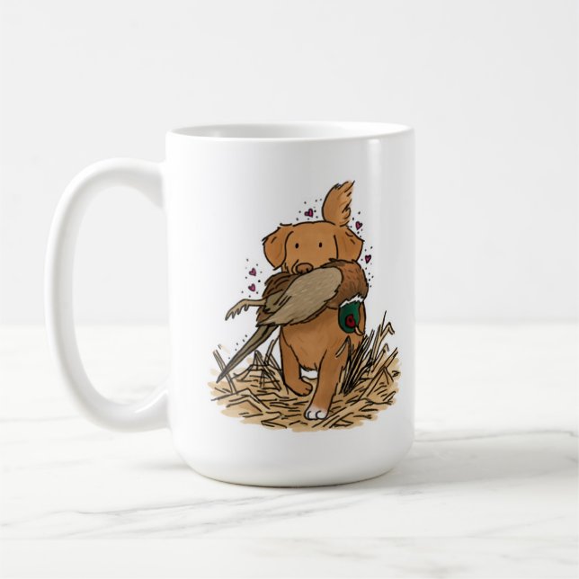 Taza De Café Nova Scotia Duck Tolling Retriever (Izquierda)