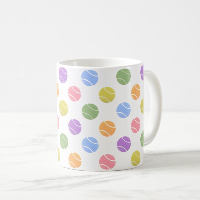 Taza De Café Novedad de tenis (Anverso derecho)