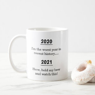 Taza De Café Novedad pesimista de Año Nuevo 2021