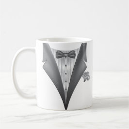 Taza De Café Novedad Tux Print