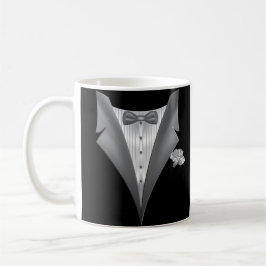 Taza De Café Novedad Tuxedo Tx Imprimir negro