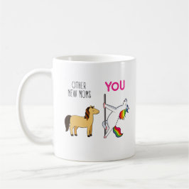 Taza De Café Novedosa mamá Unicorn