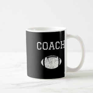 Taza De Café Novel Grafico Antiguo Entrenador de Fútbol