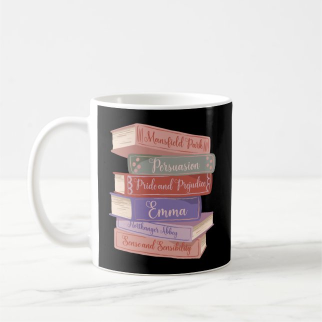 Taza De Café Novelas de Jane Austen V (Izquierda)